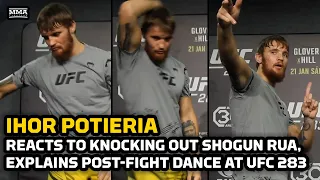 Ihor Potieria Reacts To Retiring Shogun Rua At UFC 283, Explains Post-Fight Dance | MMA Fighting