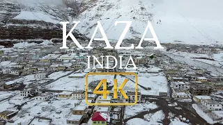 4K UHD Drone Footage - Bird's Eye View of Kaza, Spiti Valley, Himachal Pradesh, India- DJI Mini 2