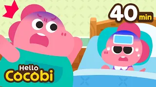 I'm Sick🤒 + and More Kids Songs | Bubbly Tummy, Boo Boo Song | Hello Cocobi