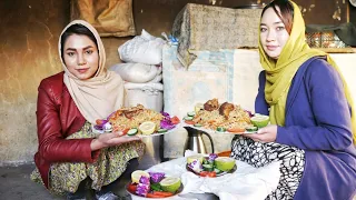 How people live in Afghanistan village | Kabuli paluo | Afghanistan village life