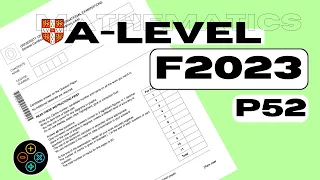 A Level Statistics S1 Feb Mar 2023 Paper 52 9709/52