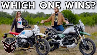 One Of These Is THE WORST SCRAMBLER I've Ridden... | Moto Guzzi V85TT VS BMW R9T Urban GS