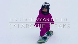 Lily Snowboarding @ 1yr