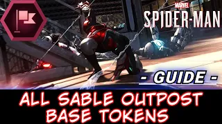 SABLE OUTPOSTS - All Bonus Objectives / Base Tokens Walkthrough | Marvel's Spider-Man