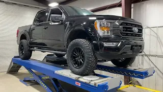 2021 F150 with BDS 4” lift Fox SR Coilover