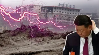 China River Overflows Destroy Three Gorges Dam China, 4 M People Have Been Displaced | China Flood