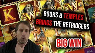 🔥BOOKS & TEMPLES🔥 BIG WIN WITH RETRIGGERS | Gamomat