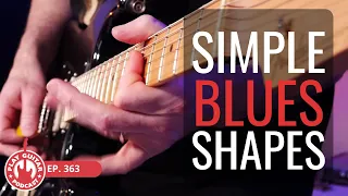 Using Simple SHAPES to Improve Your BLUES Solos | Play Guitar Podcast Ep. 363