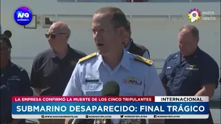 SUBMARINO DESAPARECIDO: FINAL TRÁGICO - NOTICIERO 9