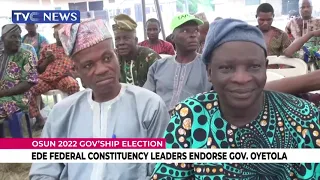 Ede Federal Constituency Leaders Endorse Gov. Oyetola