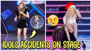 Kpop idols Accidents And Fail On Stage Most Shocking Moments