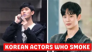 Famous Korean Actors who Smoke in Real life