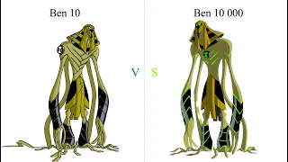 Ben 10 vs Ben 10 000 side by side comparison Part 6