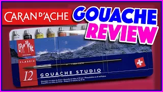 Caran D'Ache Studio 12 Gouache  |  Demo & Review