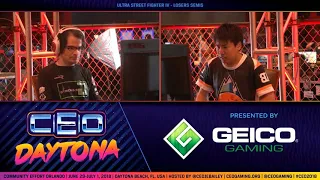 CEO 2018 - (Ultra Street Fighter IV - Top 8) - Stormkubo vs. Happy Medicine