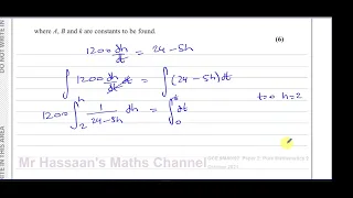 [P4], Edexcel, (GCE), 9MA0/02, A2, (UK), Oct 2021, Q14, Solving Differential Equations