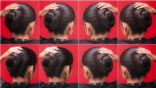 Hairstyle easy and simple l Simple juda hairstyles for women l beautiful low bun hairstyles