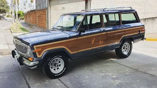 Jeep Grand Wagonner 1985 con un motor 360 V8 restaurada y lista para disfrutarla 37 años después