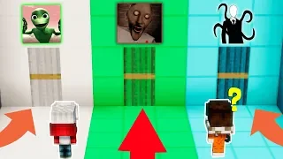 !NO ESCOJAS LA PUERTA EQUIVOCADA! DAME TU COSITA, GRANNY, SLENDERMAN - MINECRAFT