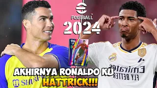 AKU GACHA BELLINGHAM DAN RONALDO HATTRICK DI AKHIR GAME! eFootball 2024