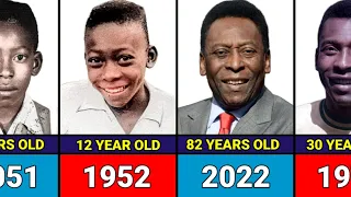 Pelé Transformation From 1 to 82 Years Old