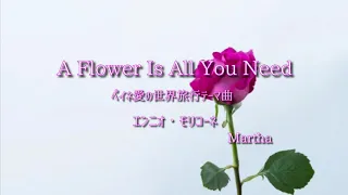 A Flower Is All You Need(ペイネ愛の世界旅行テーマ曲)〜エンニオ・モリコーネ♪