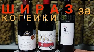 Шираз до 700 рублей Johnny Q / Barramundi / KWV. Дегустация красного сухого вина Шираз. SHIRAZ