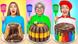 Reto De Cocina Yo vs Abuela | Desafíos De Comida Divertida de Multi DO Smile