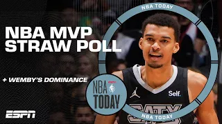 The NBA MVP Straw Poll & Victor Wembanyama's DOMINANCE for the Spurs 🏀 | NBA Today