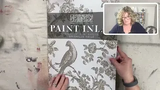 Here's the New Iron Orchid Designs Grisaille Toile Paint Inlay