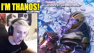 xQc Plays the Fortnite Marvel Avengers: Endgame Event | Becomes Thanos!