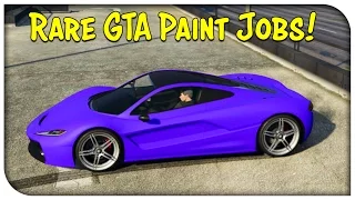 GTA 5 - Rare Crew Paint Jobs! (Intoxicated, Screamin' Green & Electric Yellow) [Touch Up Tuesday]