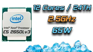 Xeon E5 2650Lv3 - ледяная мощь на LGA2011-3. 12 ядер, 24 потока, 65W за сущие копейки. Тест, обзор