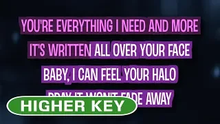 Halo (Karaoke Higher Key) - Beyonce