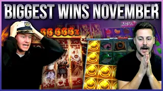 Top 10 BIGGEST Slot Wins of November! (2021)