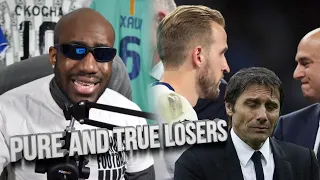 Tottenham are LOSERS! Kane IS a Stat Padding Loser! Conte is a UCL Disgrace. Levy is a BUM!