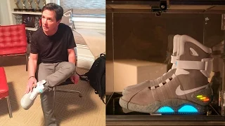 Michael J. Fox Models the First Self-Lacing Nike MAG