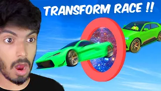 Transform Race 😍😍 | Gta 5 Stunt Race - Black FOX