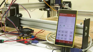 Running a CNC machine with an Android phone