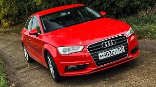 Какие проблемы у Ауди А3 седан на ходу? Audi A3 sedan 2014 тест драйв