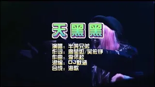 半吨兄弟 《天黑黑》DJ默涵 KTV 导唱字幕 （备有伴奏视频）