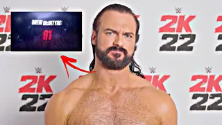 WWE 2K22 Drew McIntyre Reveals His Overall (Rating) In WWE2K22!!🔥