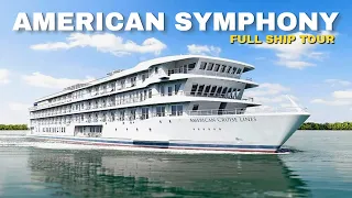 American Symphony | Full Ship Walkthrough Tour & Review 4K | American Cruise Lines