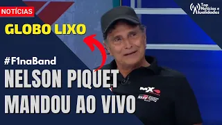 Fórmula 1 na Band: Nelson Piquet Solta um GLOBO LIXO AO VIVO e Bomba na Internet