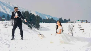 Best Pre wedding shoot in Kashmir 2024 || ISHITA & PARTH pre-wedding video ||
