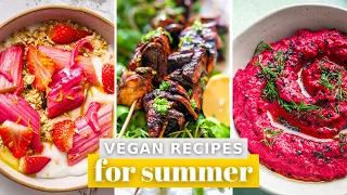 7 Easy Vegan Recipes for Summer 🌻 (vegan)