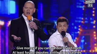 😹 #Zelensky 's & #Kvartal95 song about Ukraine, putin.. Concert in Latvia in 2016. English subtitles