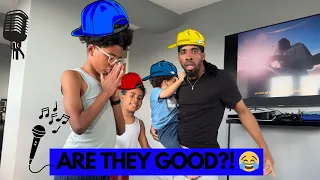 T & THE BOY’S ARE RAPPER’S😎🎤🤣 “APPARENTLY”
