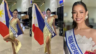 Philippines' bet Ingrid Santamaria arrives in Bolivia for Reina Hispano 2022 Competition