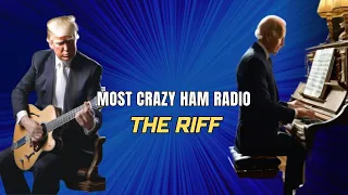 Trump With Biden Jamming Out Riff Crazy Ham Radio | Old Man On Ham Radio |